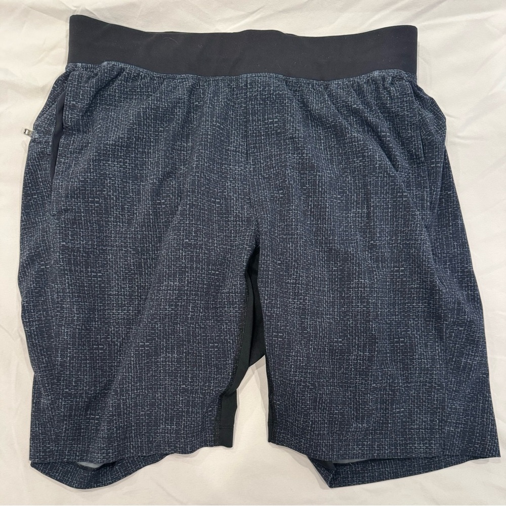 Lululemon the Short Mens Athletic Shorts in Heathered Navy